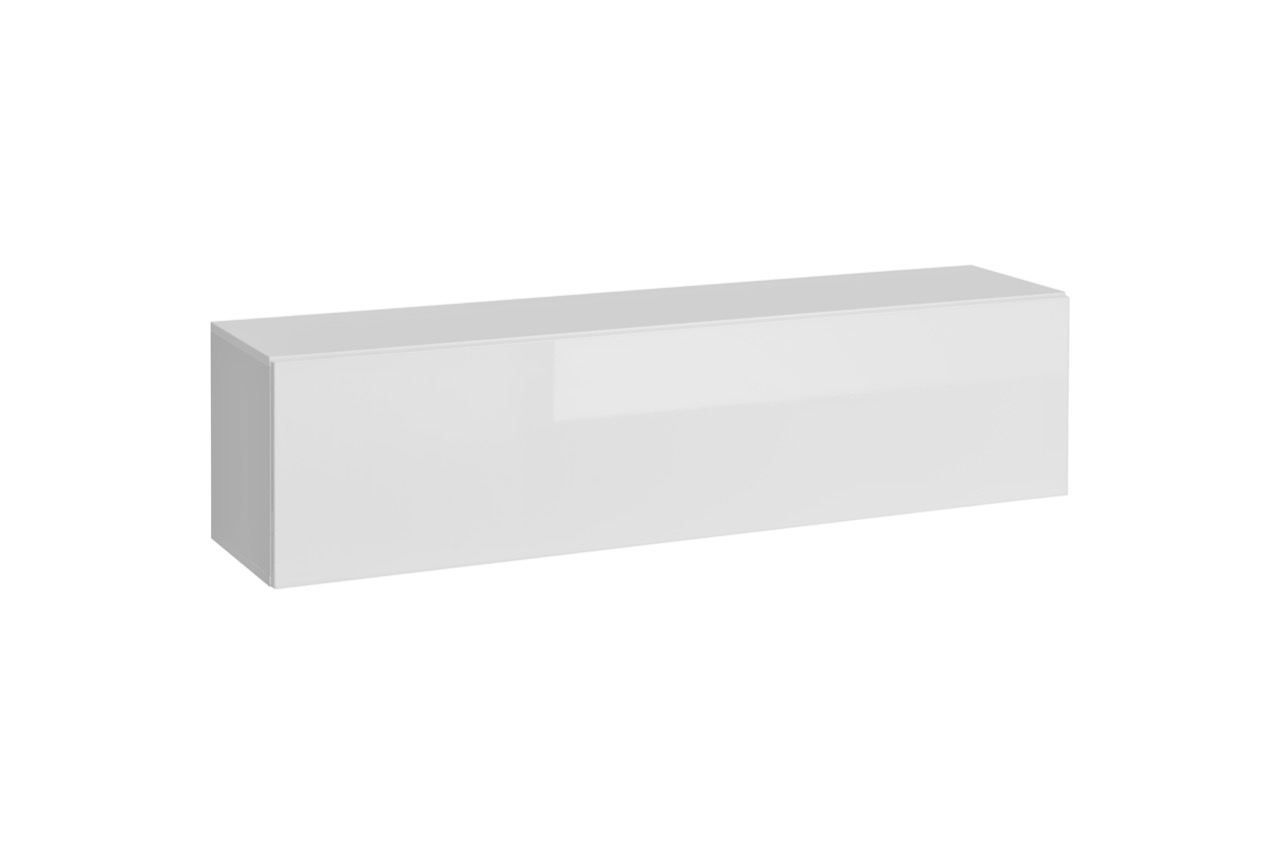 Hängeschrank mit Push-to-open Trengereid 35 Fächern Abmessungen: x cm Farbe: Weiß Funktion - B (H 12, T), 140 x 32 zwei x mit x