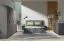 Doppelbett im modernen Design Hannut 50, Farbe: Anthrazit - Liegefläche: 160 x 200 cm (B x L)