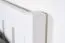 Weißes Einzelbett Buche Vollholz 107, inkl. Lattenrost, Liegefläche 100 x 200 cm, modernes Gästebett, stabil und langlebig, robuste Ausführung