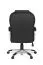Schreibtischstuhl mit XL Polsterung Apolo 39, Farbe: Schwarz / Alu Look, Integrierte Lendenwirbelstütze